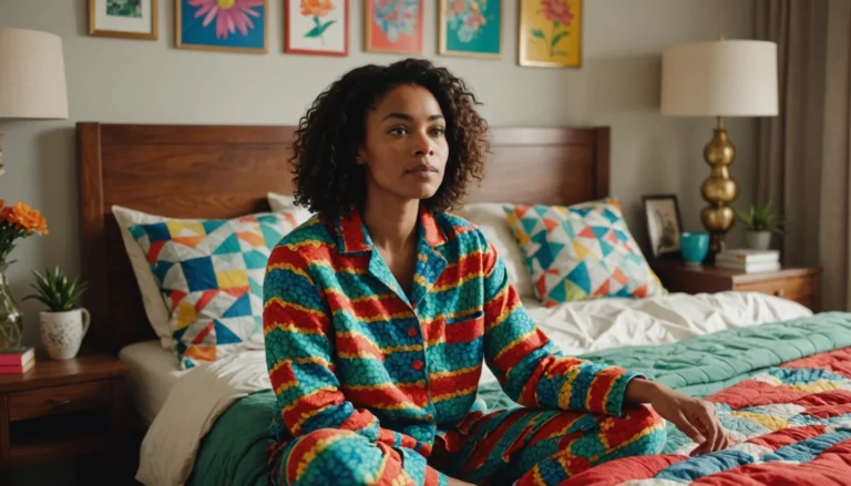 Pyjamas haut en couleur : osez l’originalité même la nuit !